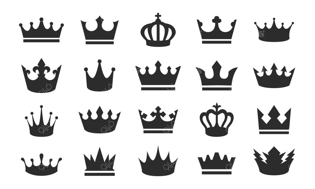 مجموعه سیلوئت‌های تاج
