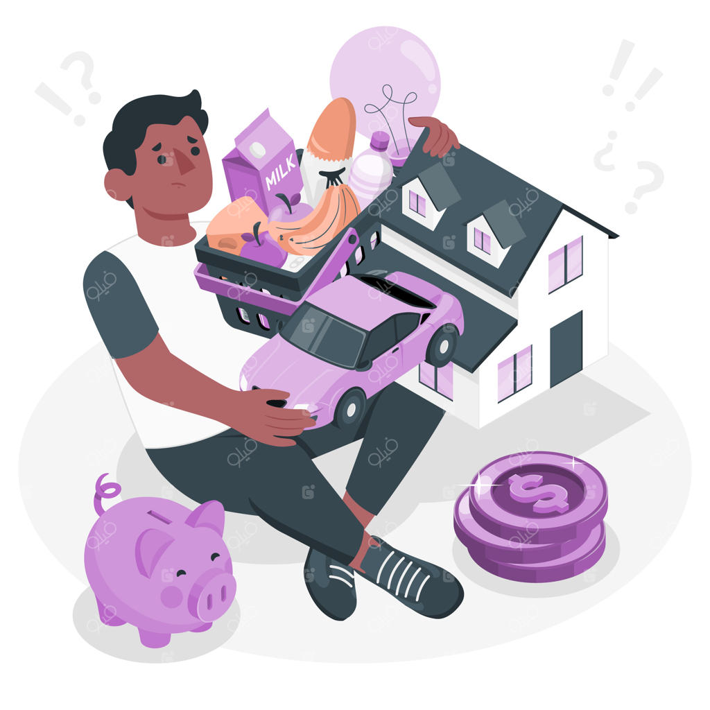 تصویری برای مفهوم هزینه زندگی