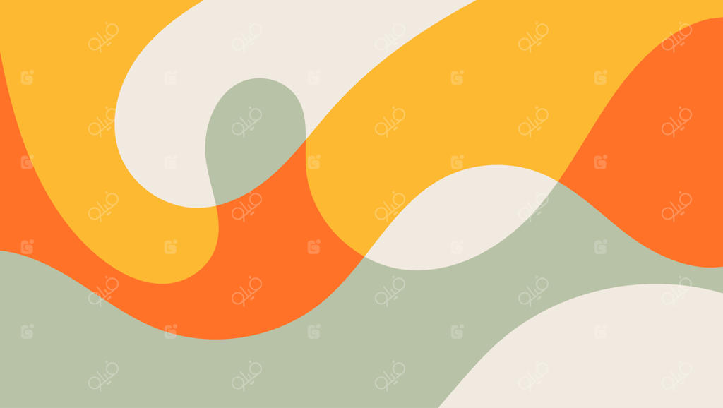 پوستر پس‌زمینه مدرن با طرح‌های مایع و رنگ‌های آبی و صورتی درخشان