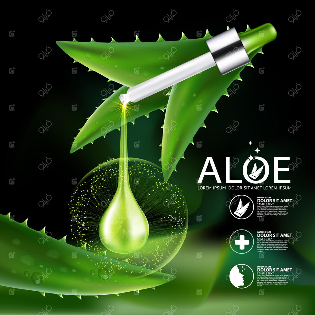 محصولات مراقبت از پوست با آلوئه ورا واقعی و طبیعی