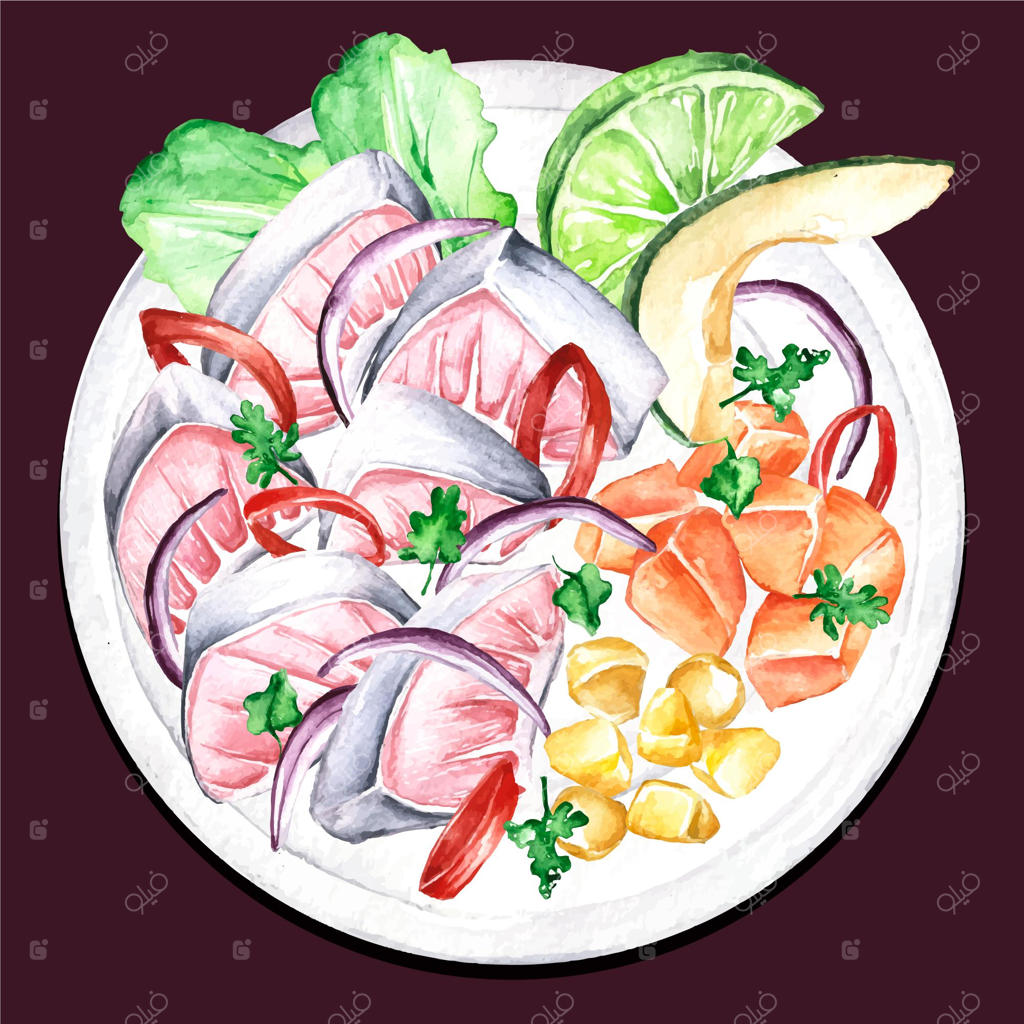 تصویرسازی آبرنگی سوشیویچه