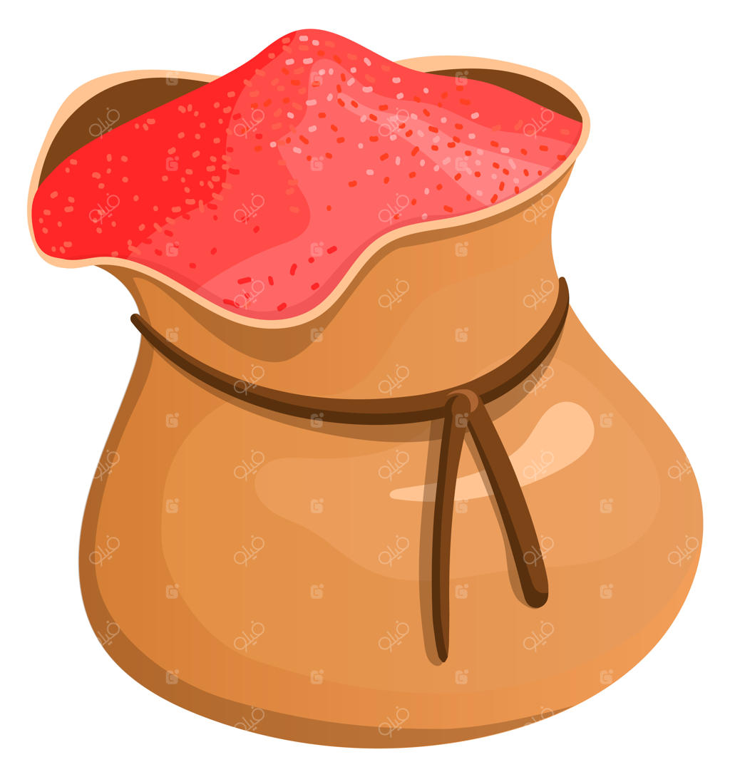 کیف بوم با نماد کارتونی ادویه قرمز