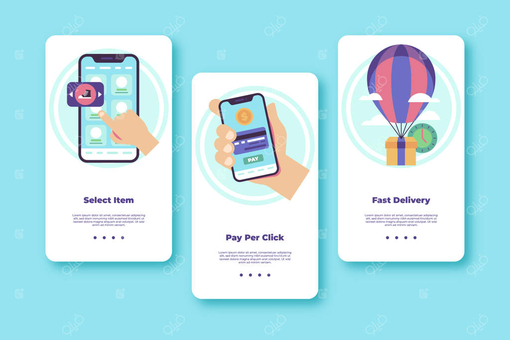 خرید مجموعه صفحات اپلیکیشن پذیرش آنلاین