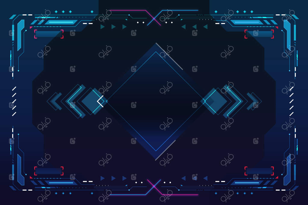 پس‌زمینه انتزاعی به سبک آینده‌نگرانه