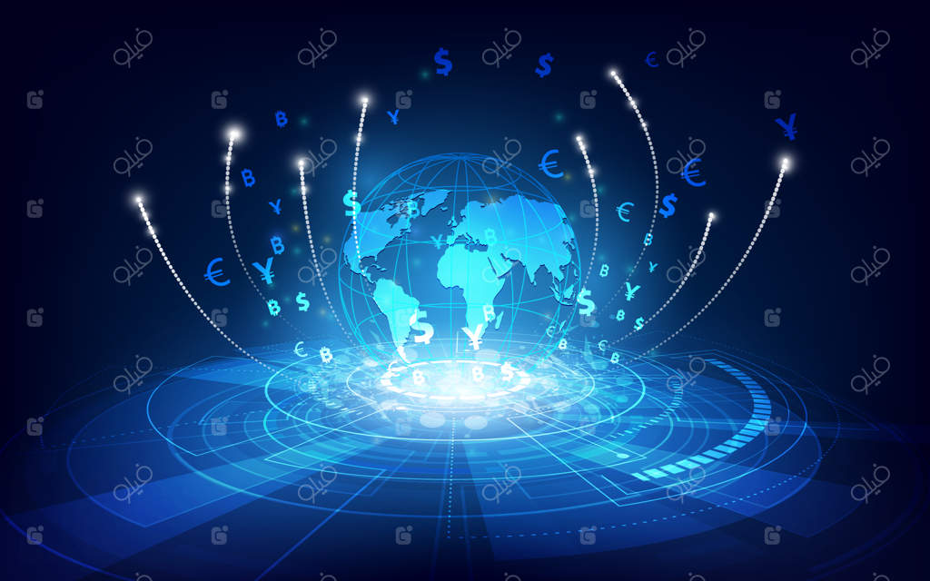 انتقال پول، ارز جهانی، بورس اوراق بهادار، تصویرسازی سهام