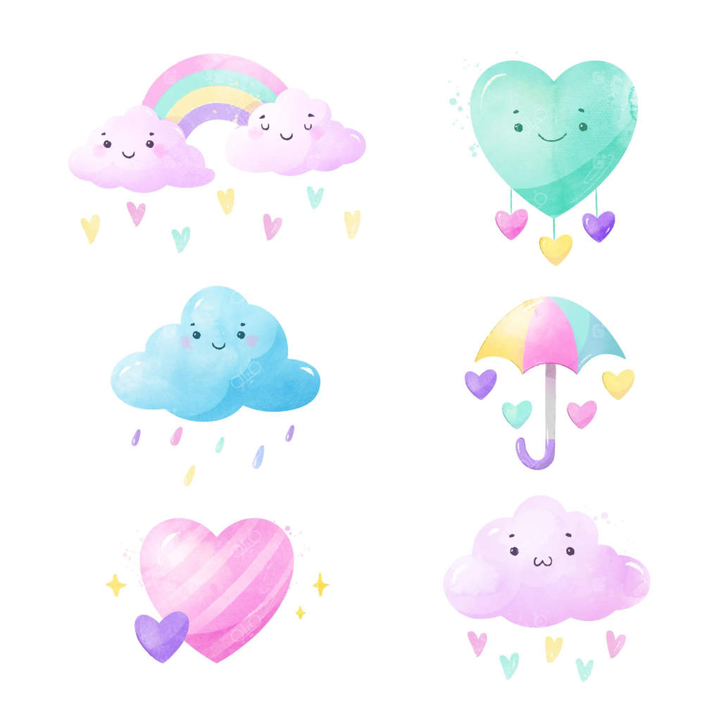 مجموعه عناصر تزئینی باران عشق