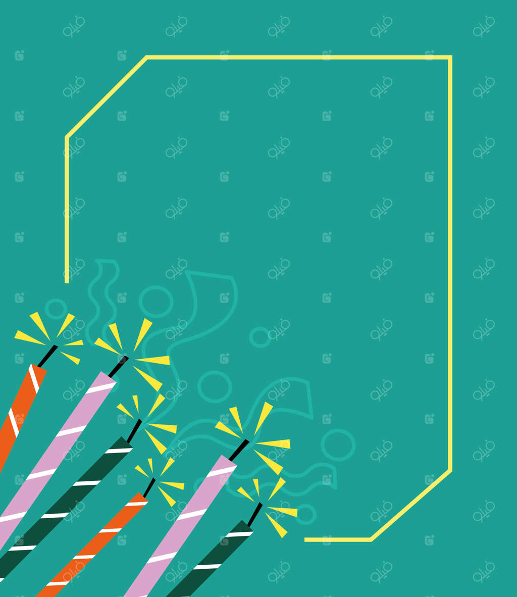 شمع‌های تولد در قاب