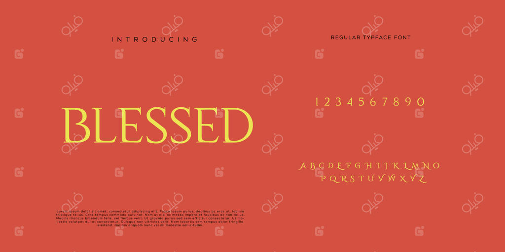 طراحی‌های شیک حروف الفبا و اعداد با تایپوگرافی کلاسیک برای مد و فشن مینیمال