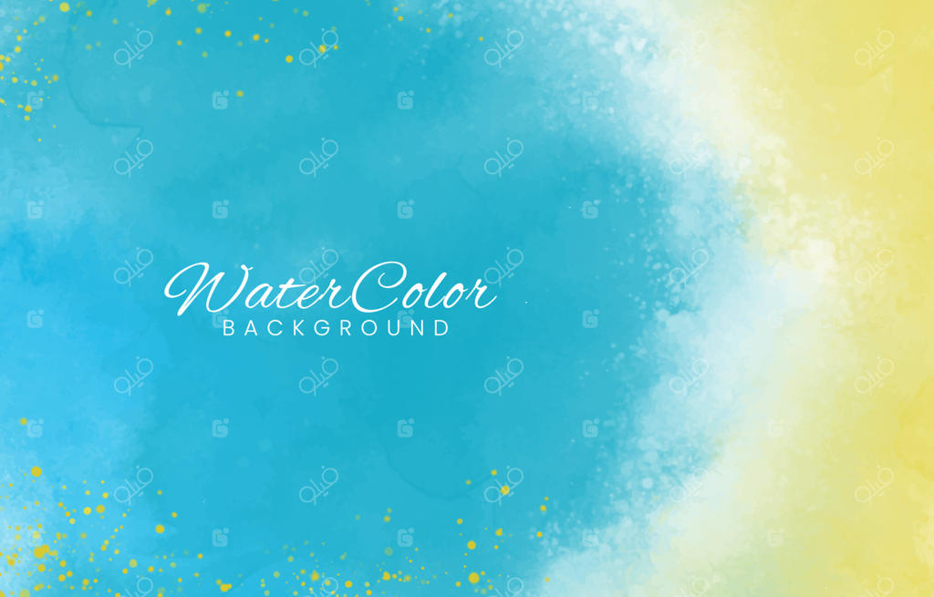 آبرنگ رنگارنگ و انتزاعی برای پس‌زمینه