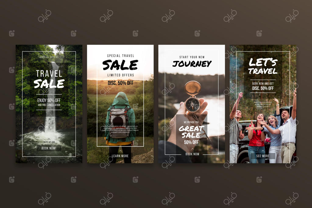 مجموعه استوری‌های اینستاگرام حراج سفر