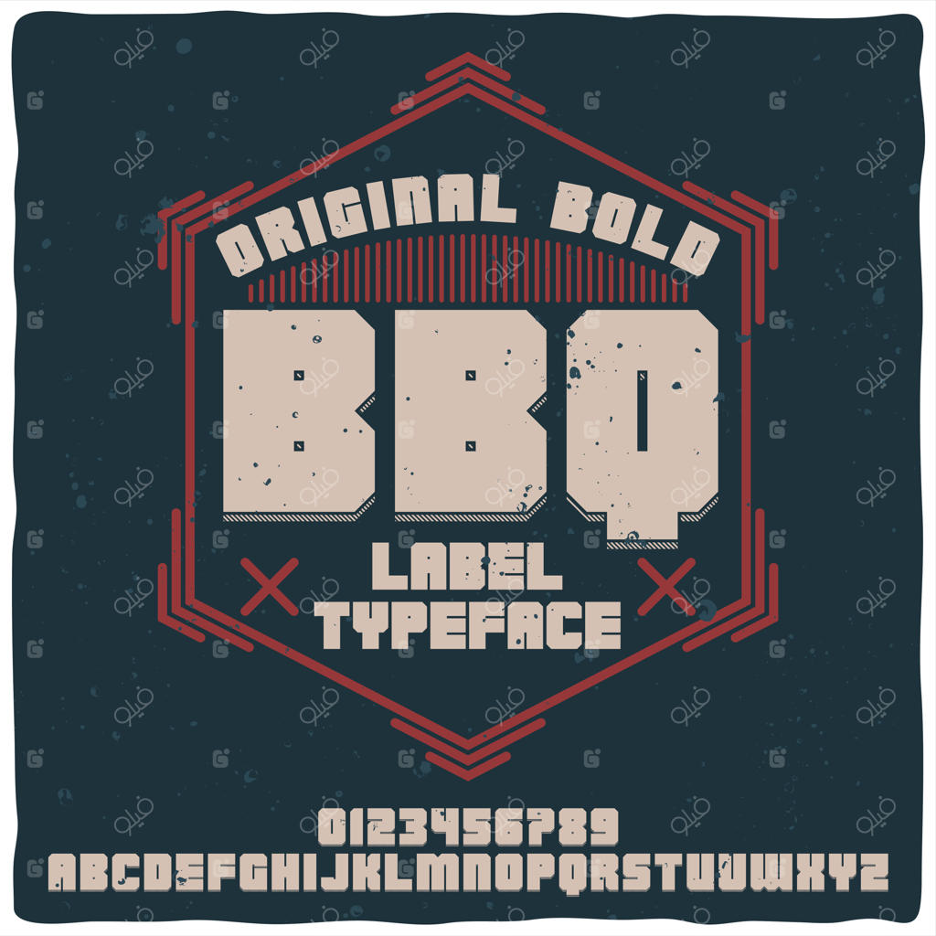 فونت و تایپ‌فیس کلاسیک به نام کباب‌پزی.