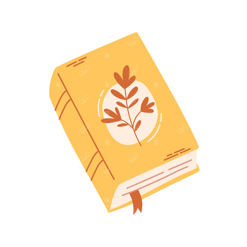 کتاب بامزه، ژورنال هرباریوم، روز جهانی کتاب؛ تصویرسازی برداری به سبک فلت