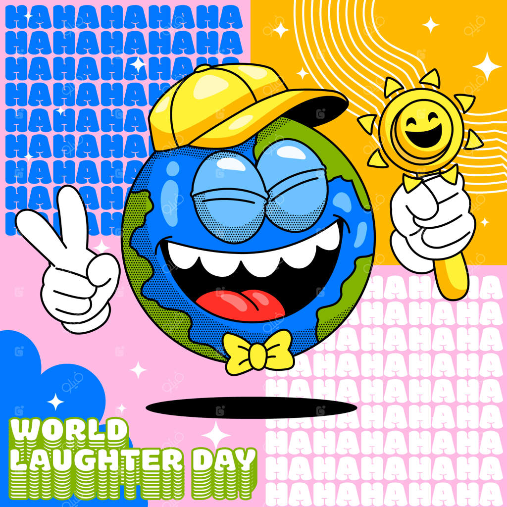 تصویرسازی دستی برای روز جهانی خنده