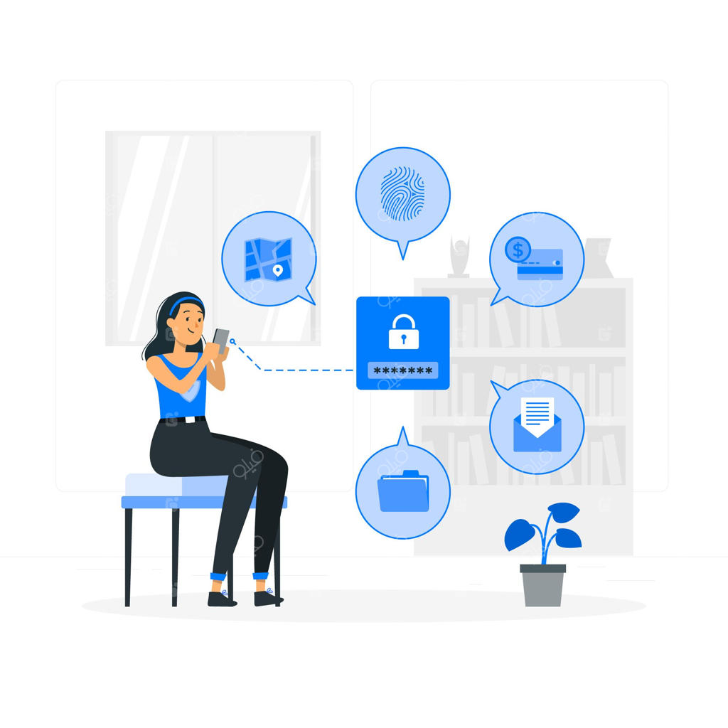 تصویری از مفهوم داده‌های خصوصی