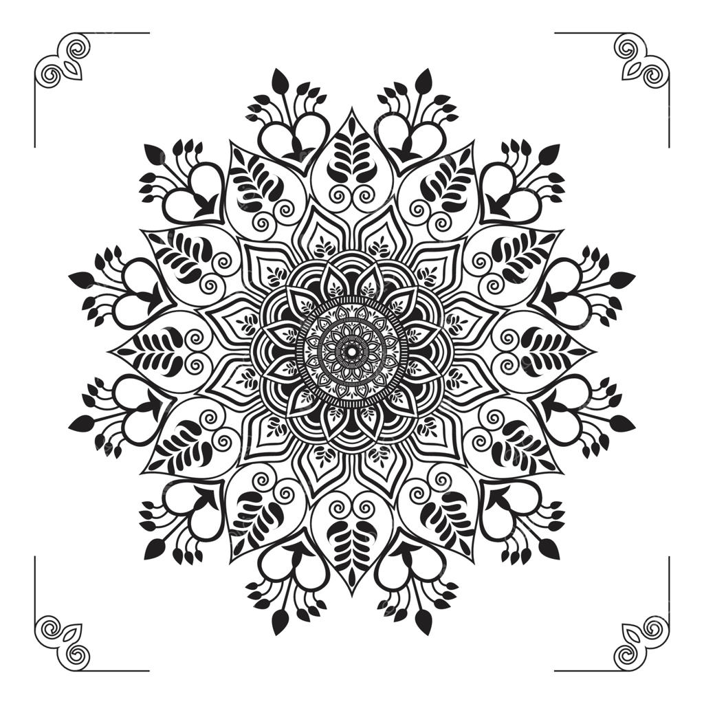 طراحی پس‌زمینه یا الگوی مدرن و ابداعی با طرح ماندالا لوکس و حرفه‌ای