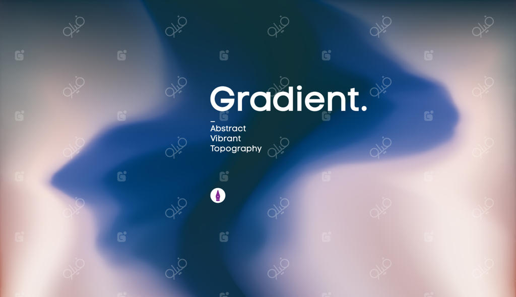 طراحی پس‌زمینه با گرادیان روان. والپیپر انتزاعی مایع و رنگارنگ به سبک آینده‌نگر. EPS 10