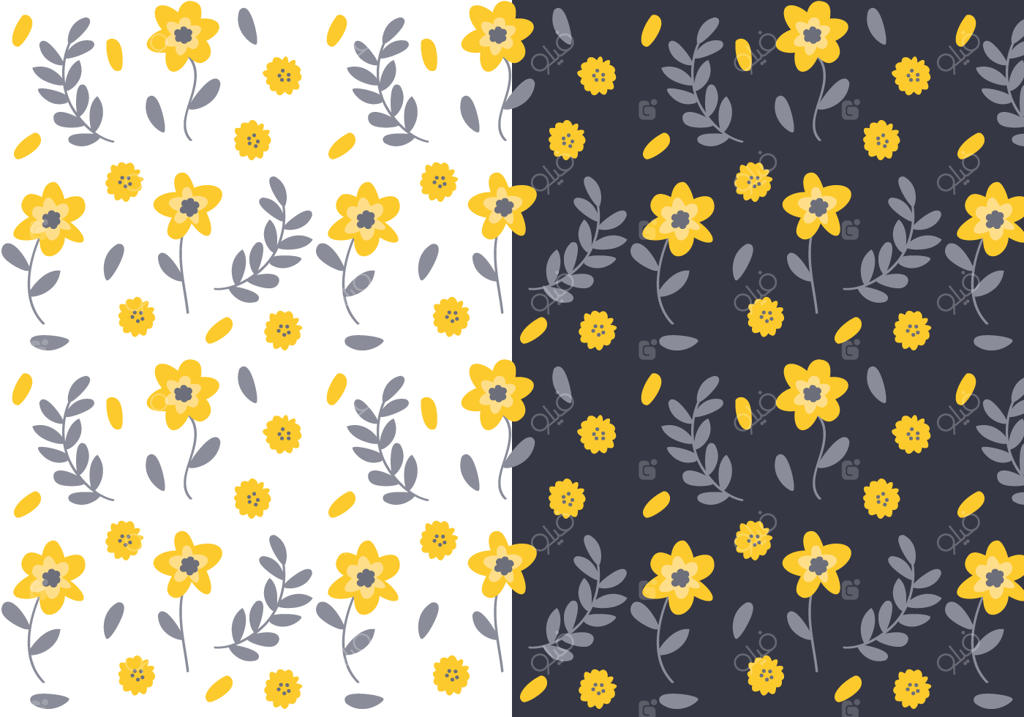 پترن گلدار قدیمی رایگان