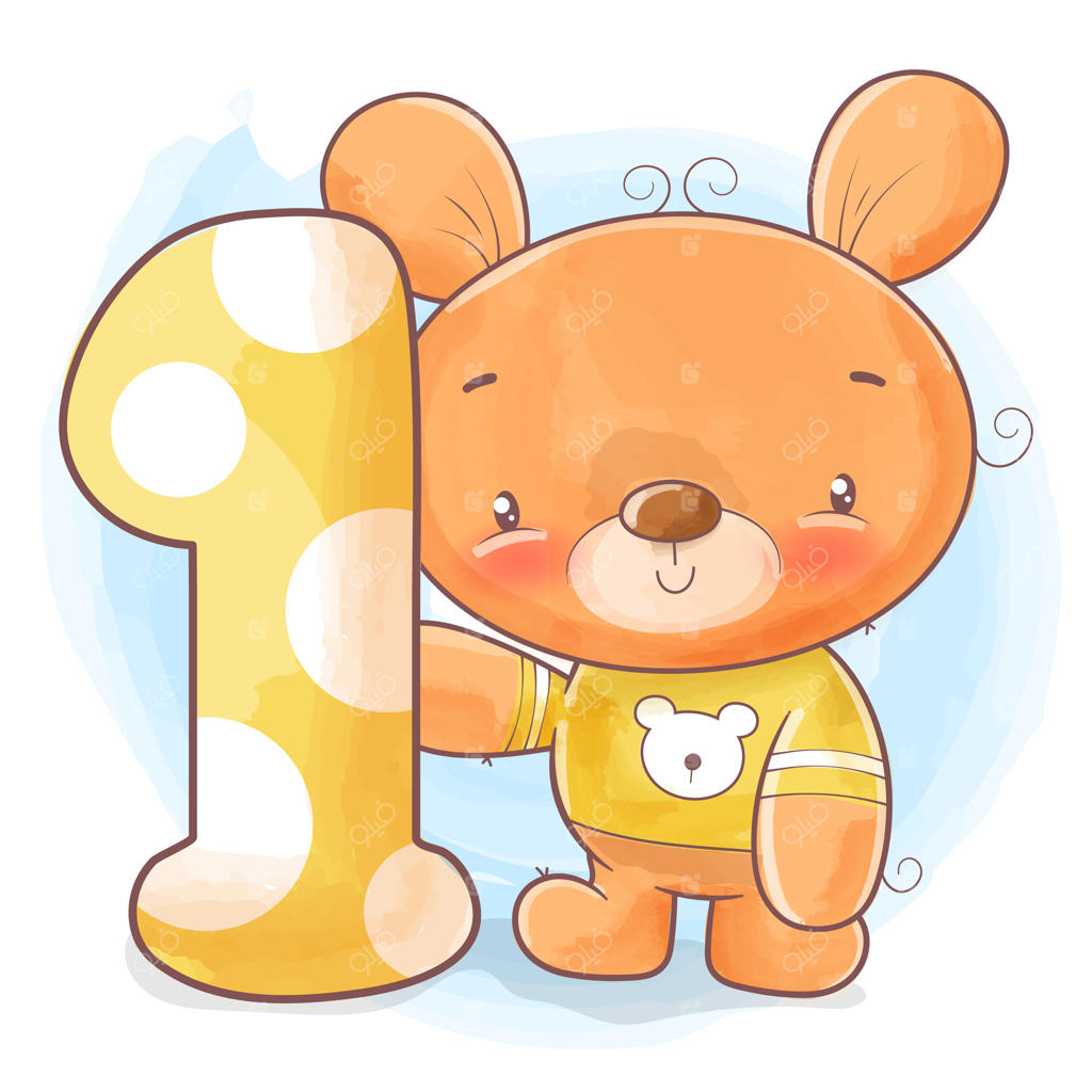 خرس عروسکی زیبا برای تولد