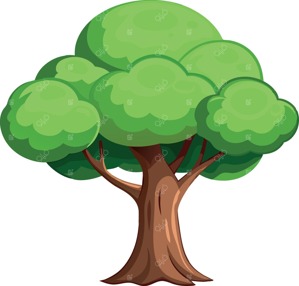 هنر خلاقانه درخت سبز