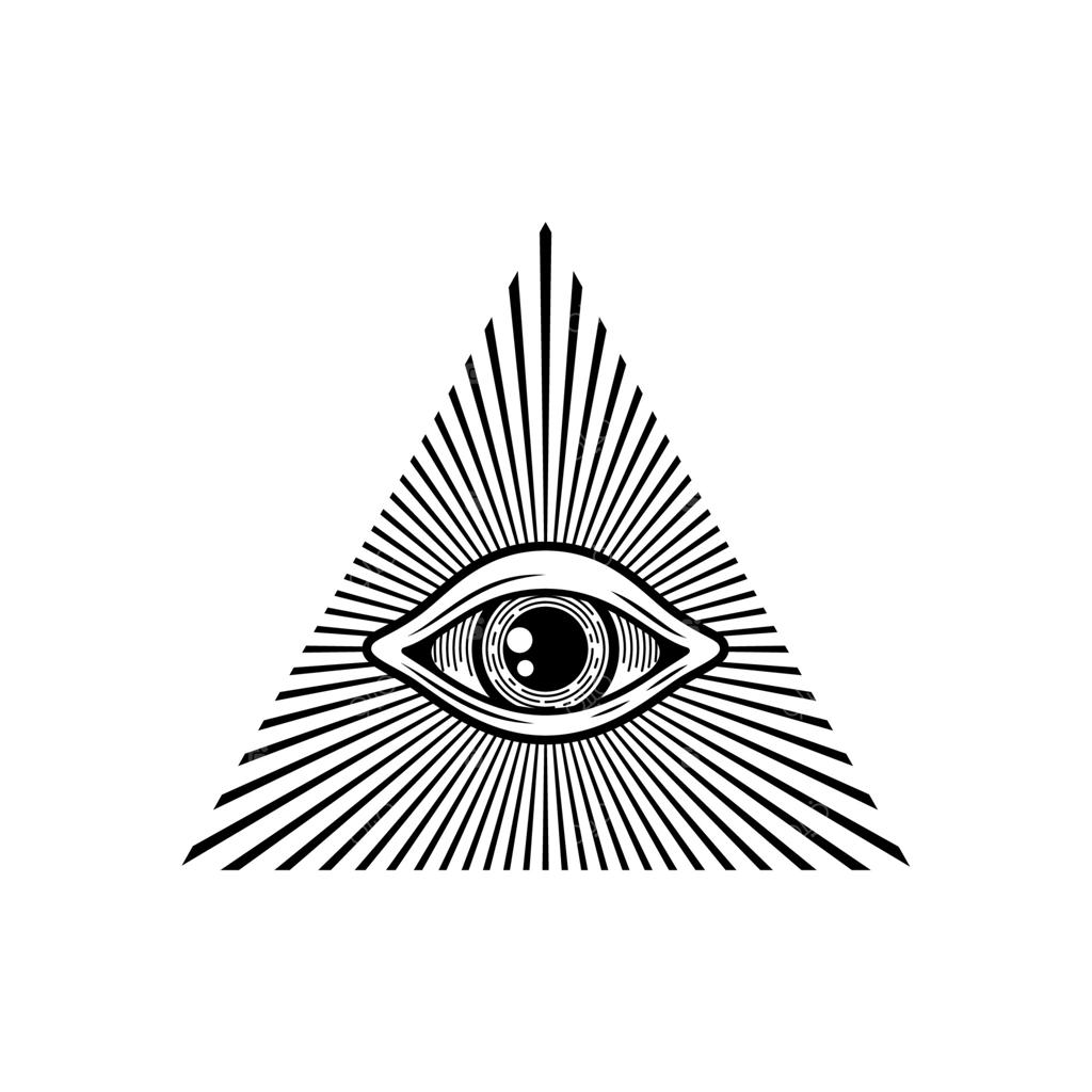 تئوری توطئه چشم جهان‌بین و طلسم جادویی