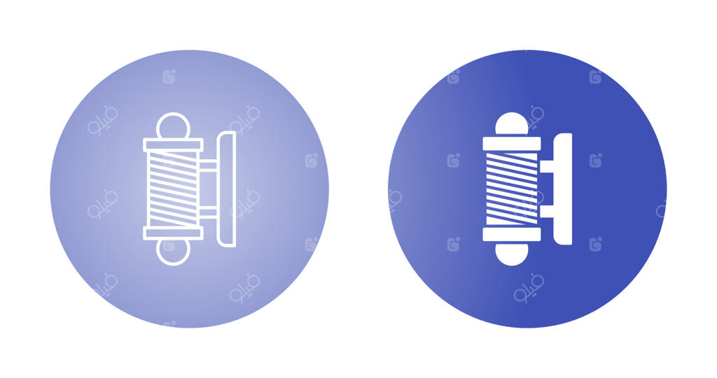 آیکون وکتور تابلوی آرایشگاه