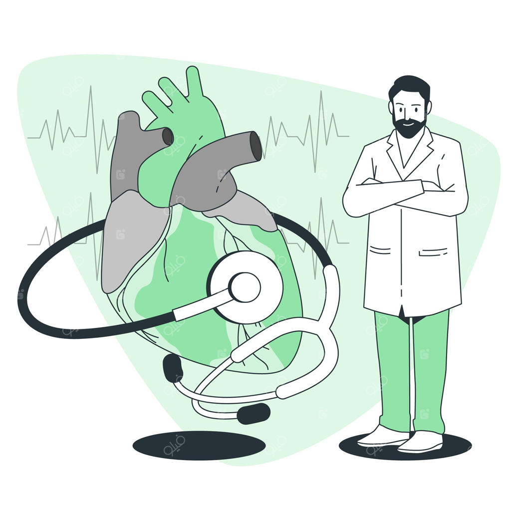 تصویر مفهومی متخصص قلب