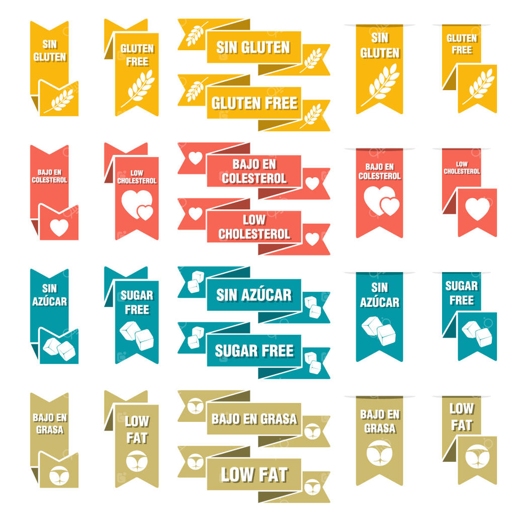 مجموعه روبان‌ها برای بسته‌بندی مواد غذایی