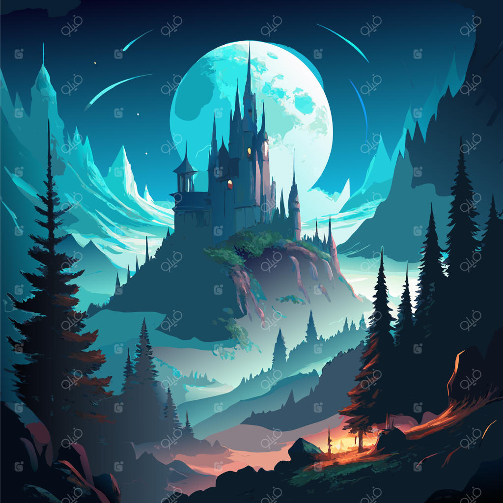 تصویرسازی طراحی تخت سازه‌ای صد ساله، مرموز و وهم‌انگیز