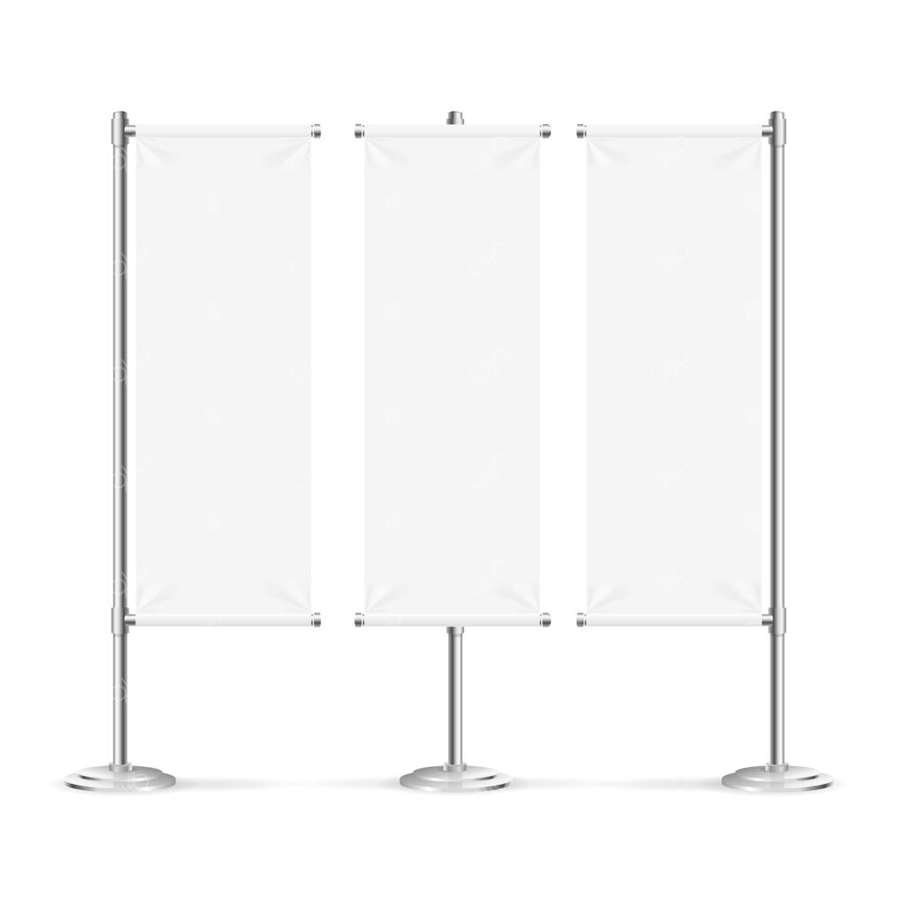 مجموعه پرچم خالی بر پس‌زمینه سفید.