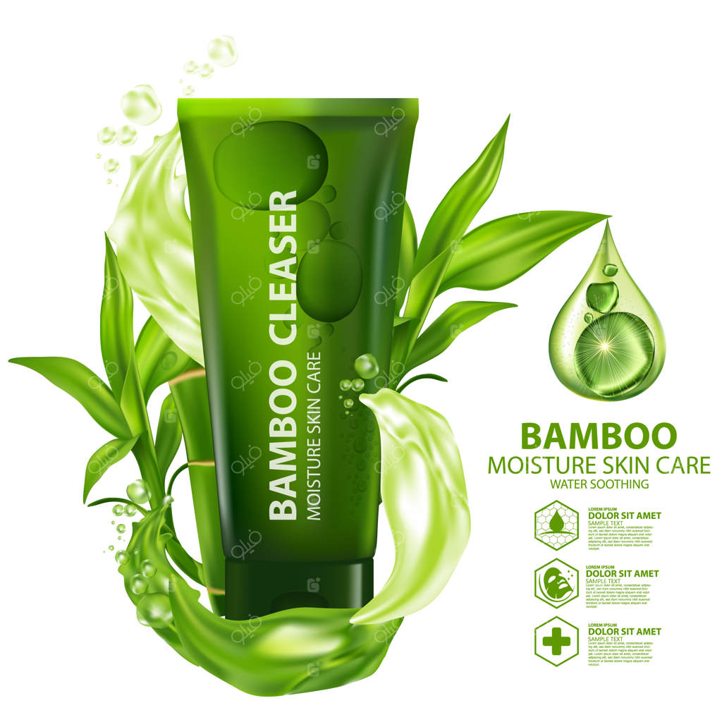 لوازم آرایشی و بهداشتی طبیعی گیاهی با عصاره بامبو