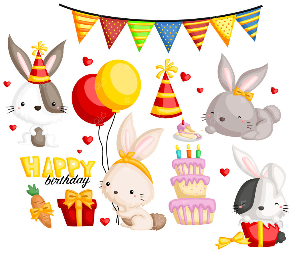 مجموعه تصاویر خرگوش تولد