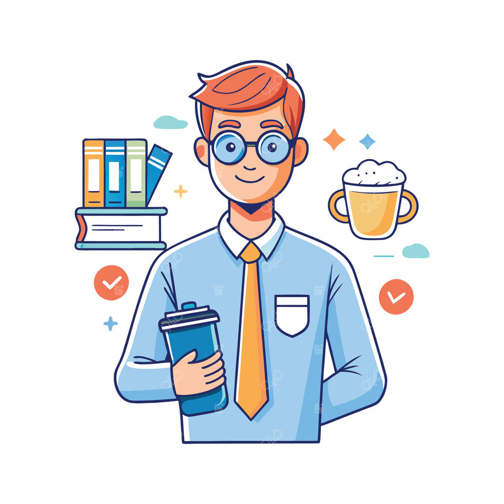 گفت‌وگو معلم مرد درباره ایده‌ها در کافه