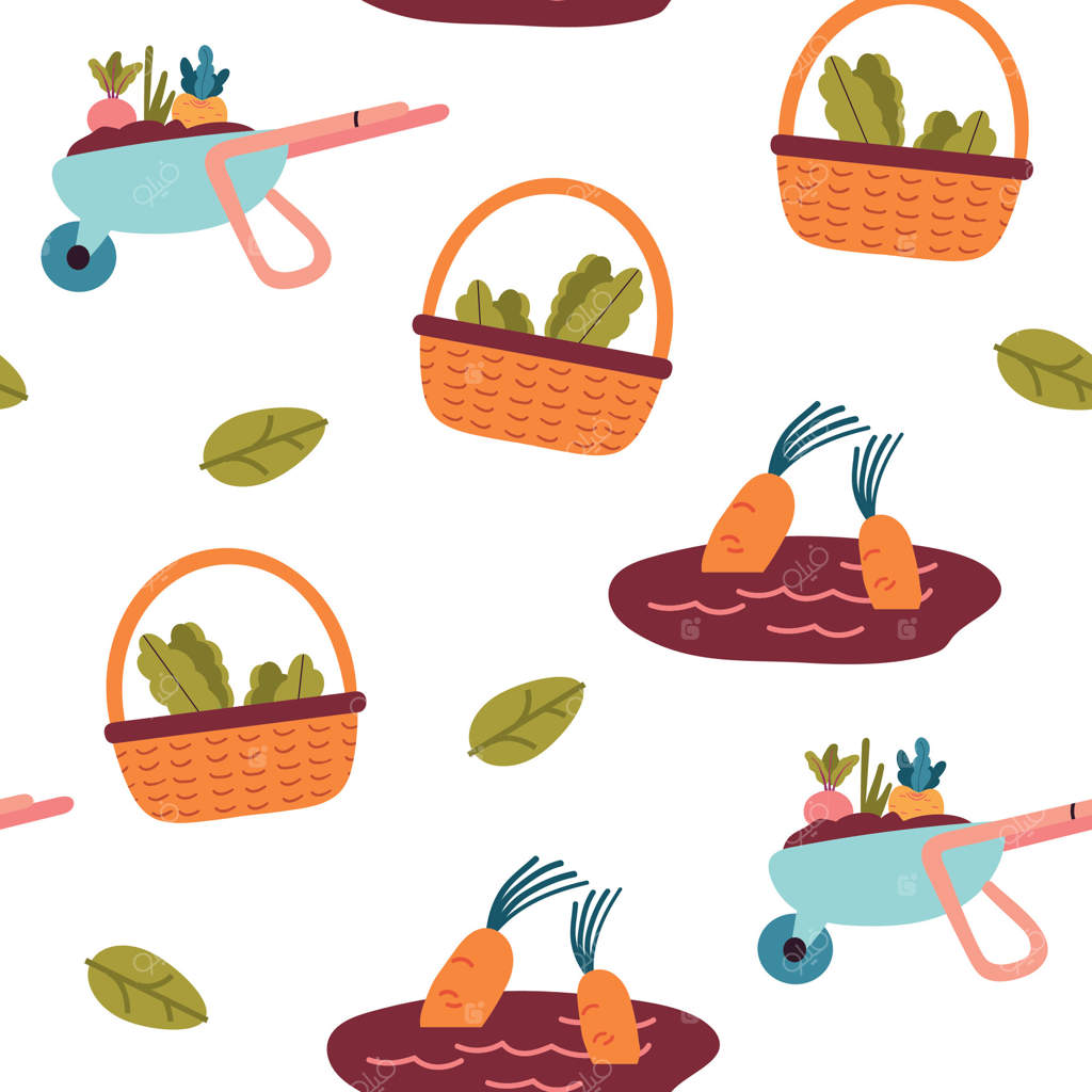 پس‌زمینه یکپارچه بهاری برای بسته‌بندی و تزیین با عناصر باغی