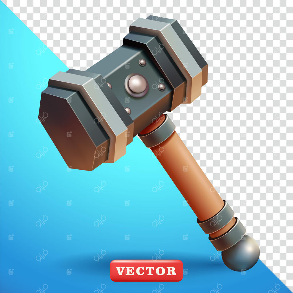 چکش قرون وسطایی سه‌بعدی: مناسب برای طراحی و بازی‌ها