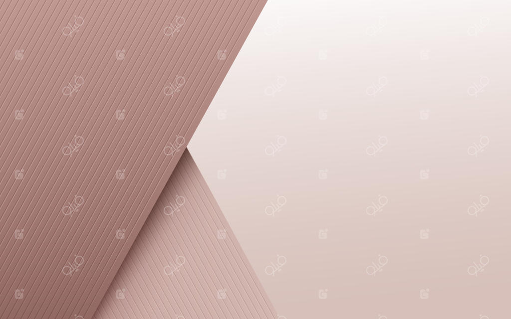 پس‌زمینه لایه‌های هم‌پوشانی رنگی صورتی و طلایی با سایه‌ها در سبک برش کاغذی. طراحی پترن هندسی لوکس با فضای خالی برای متن. مناسب برای بروشور، کارت، پوستر، بنر و وب. فرمت وکتور EPS10