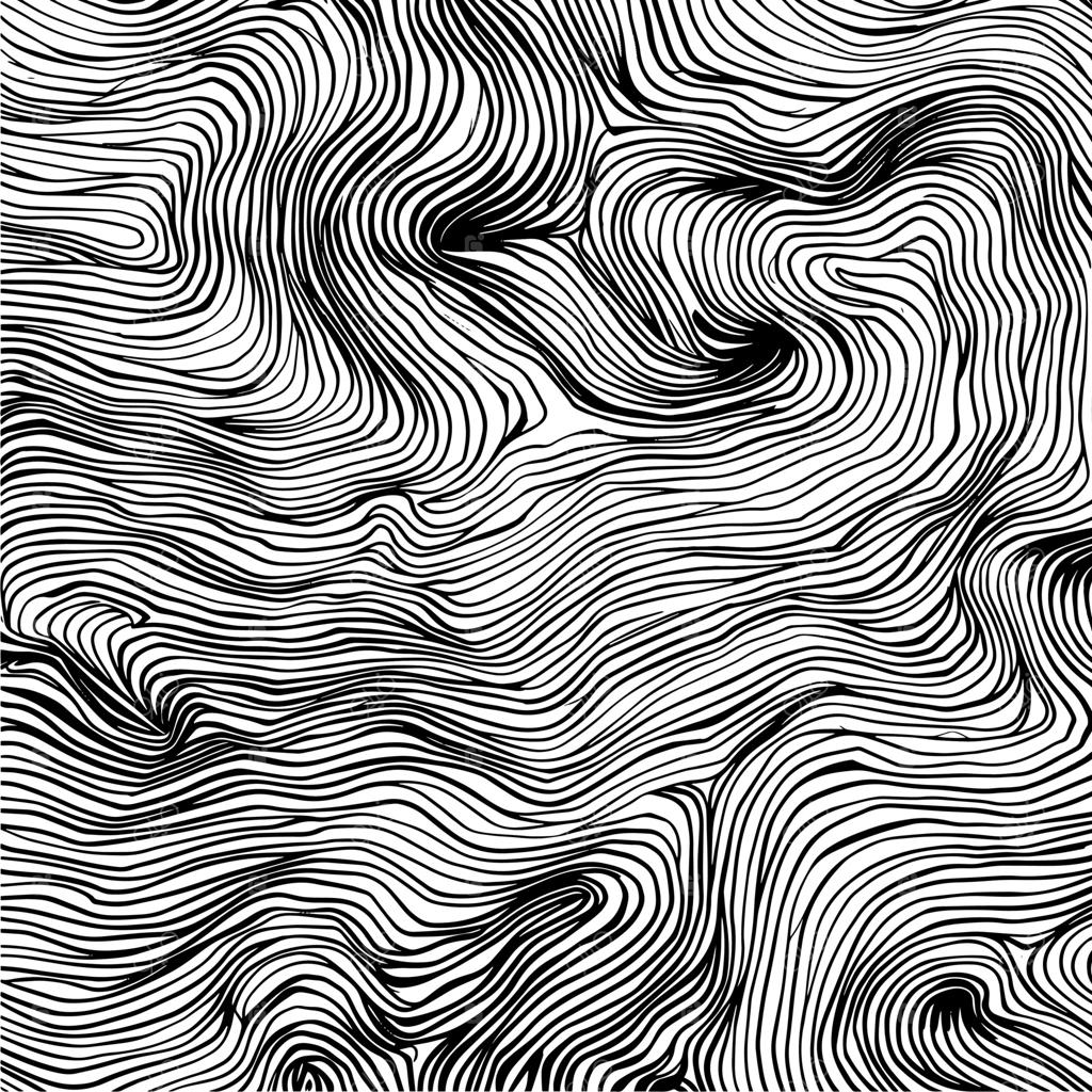 بافت ارگانیک: هاشور، چوب، امواج، خطوط خطی. بافت خط آزاد و ارگانیک.