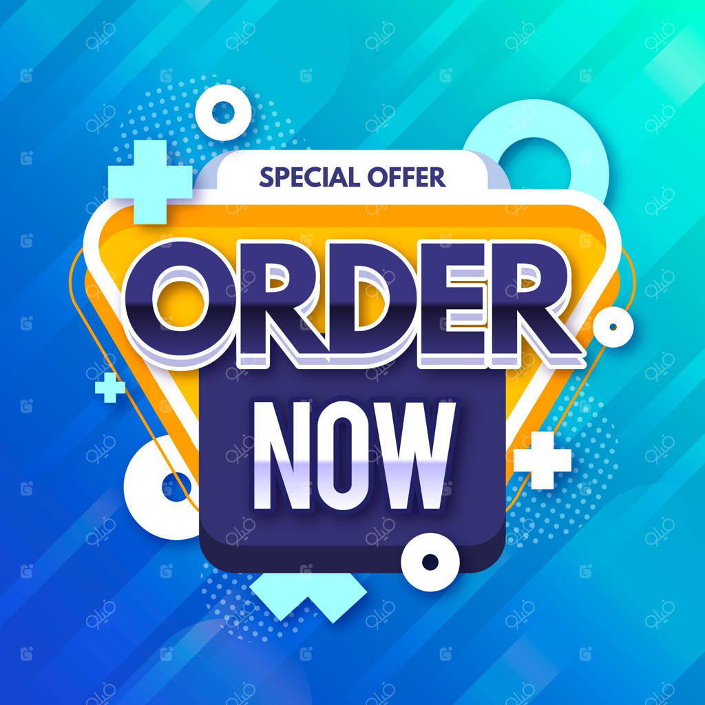 قالب بنر تبلیغاتی رنگارنگ - همین حالا سفارش دهید