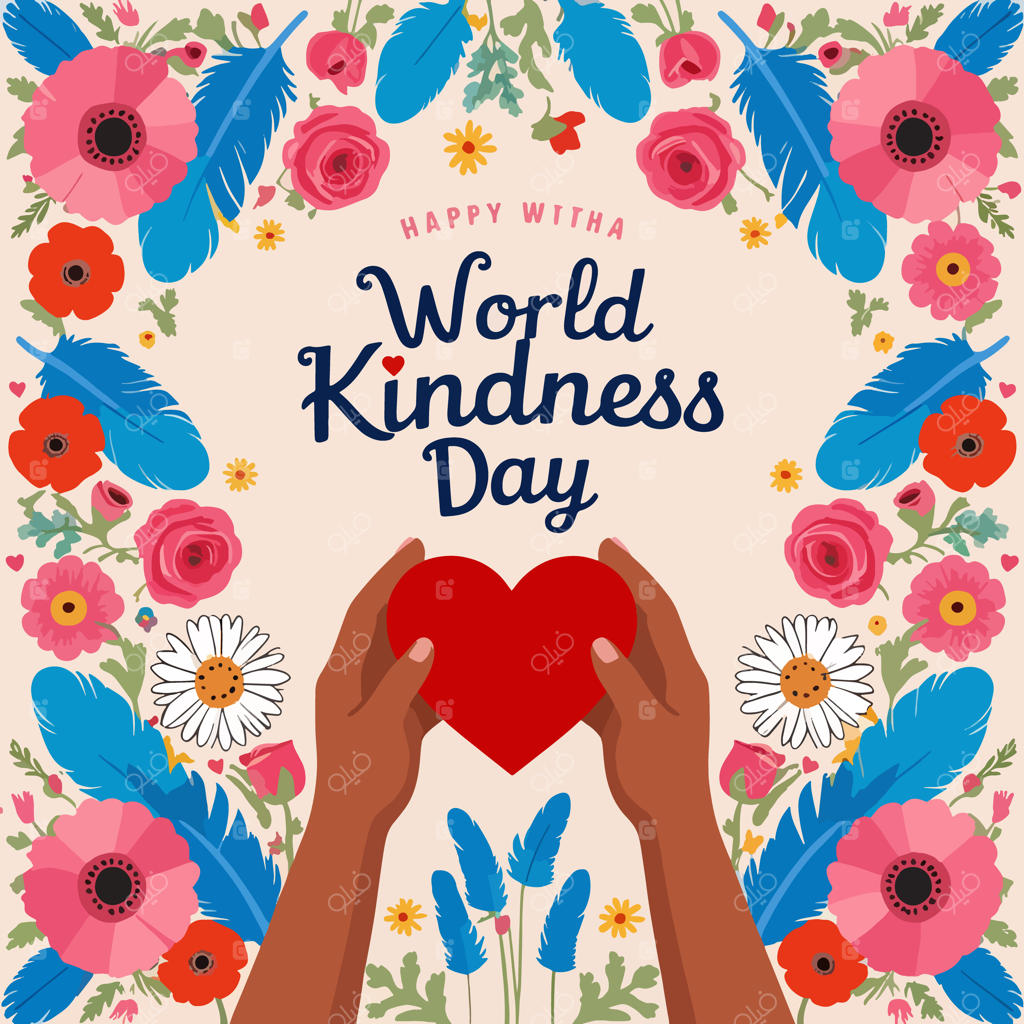 تصویرسازی وکتور جشن روز جهانی مهربانی
