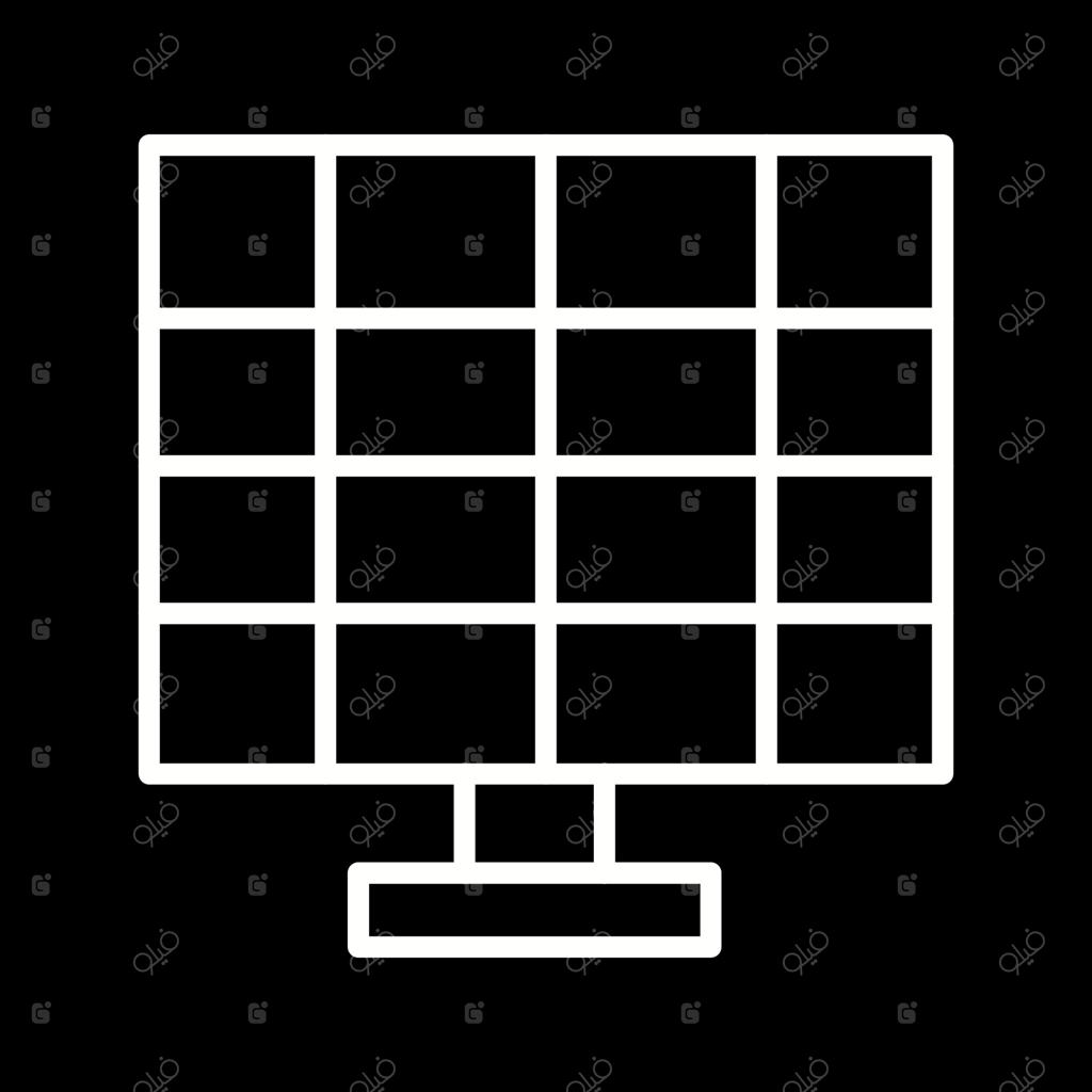 آیکون وکتور پنل خورشیدی II