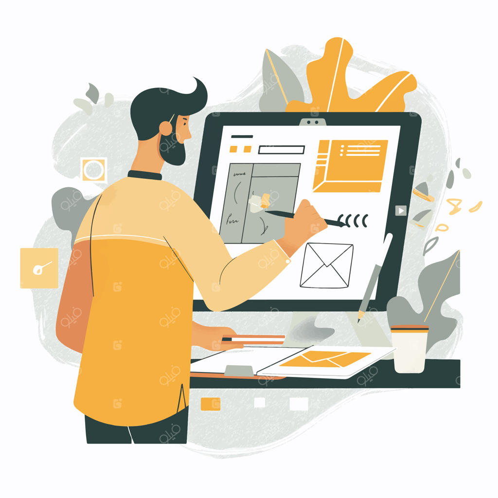 طراح رابط و تجربه کاربری با تبلت