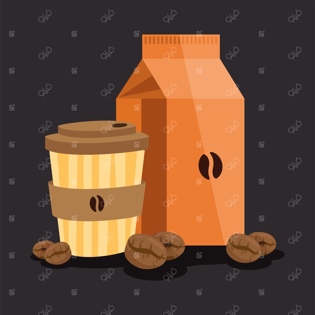 قوری قهوه و کیسه قهوه