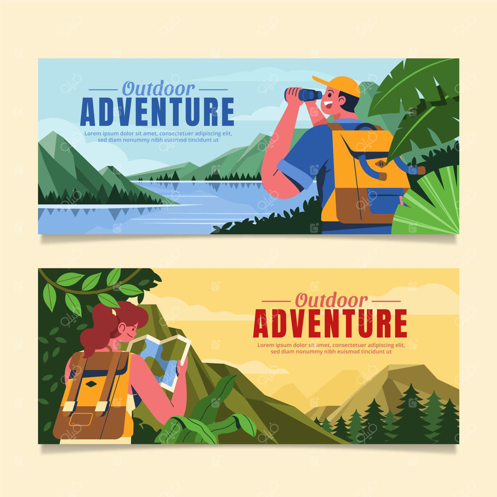 بنرهای ماجراجویی تخت