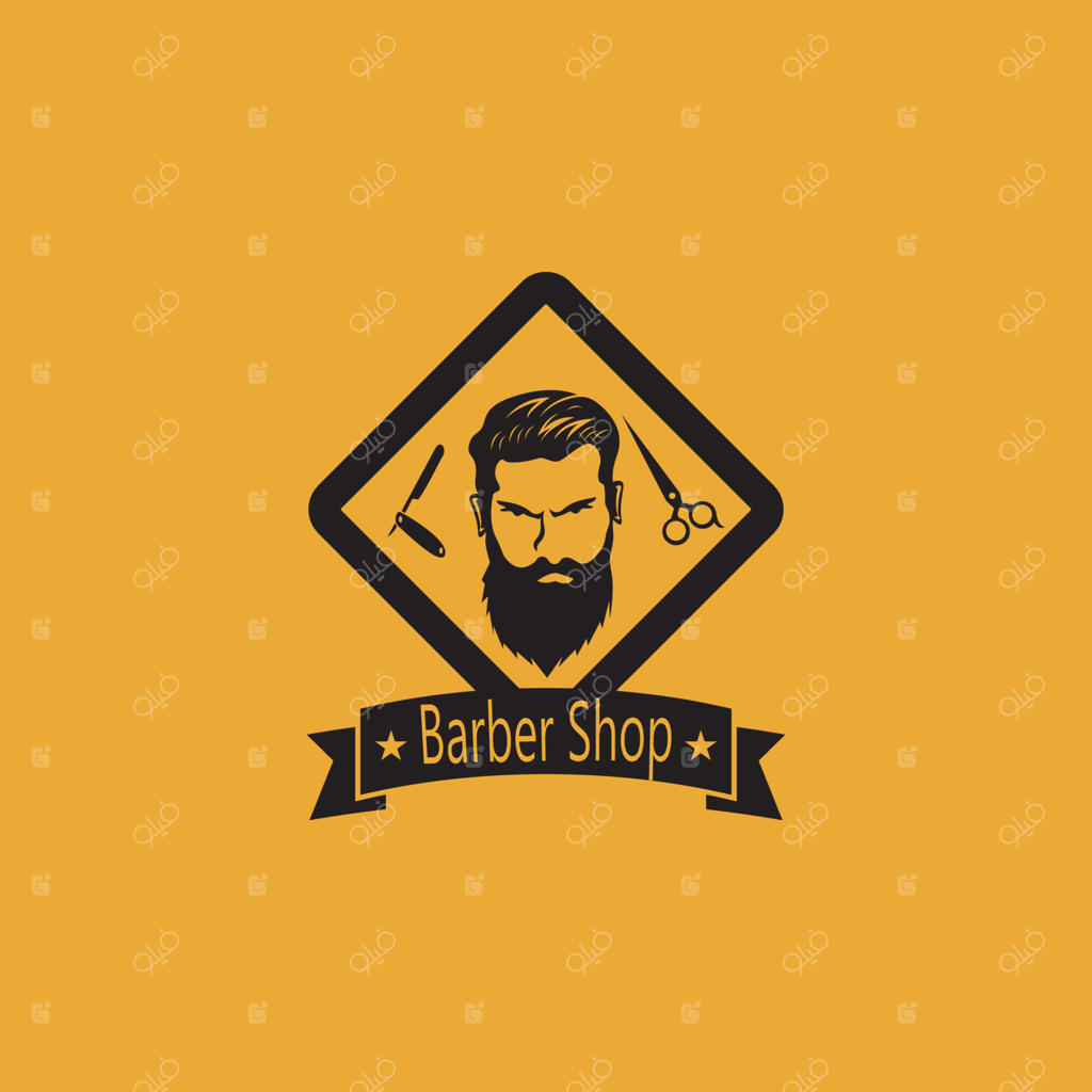 پترن وکتور مدل موی آرایشگاه