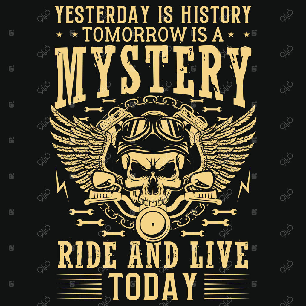 طرح تیشرت موتورسواران