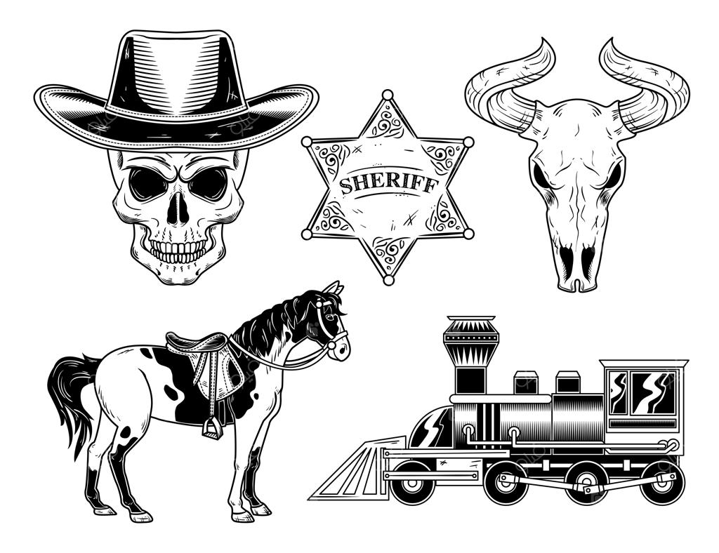 مجموعه‌ای از عناصر غرب وحشی