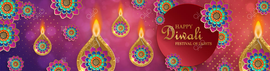 کارت تبریک جشن دیوالی و دیپاوالی، جشنواره هندی نور و روشنایی