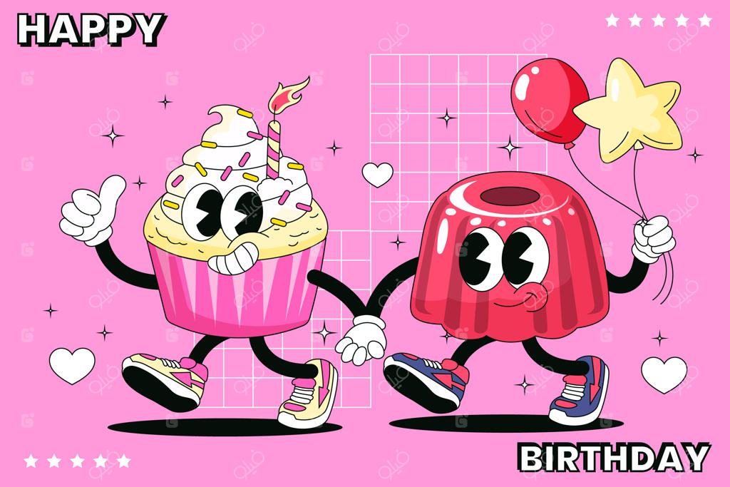 پس‌زمینه تولد طراحی شده با دست