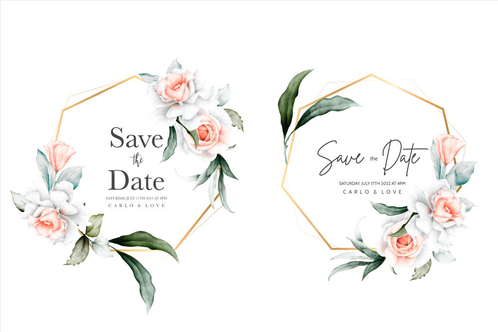 قاب زیبای گل‌های آبرنگی