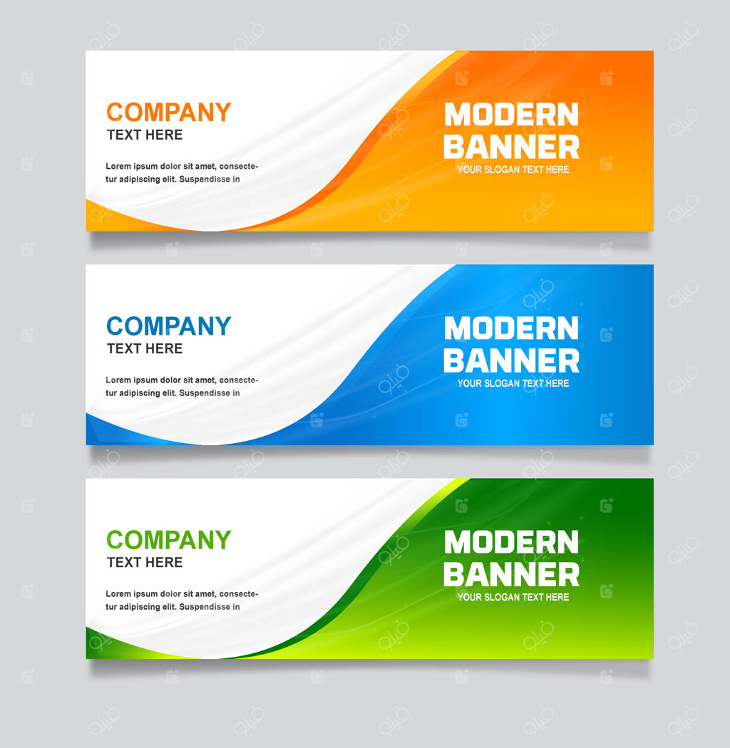 قالب طراحی بنر مدرن