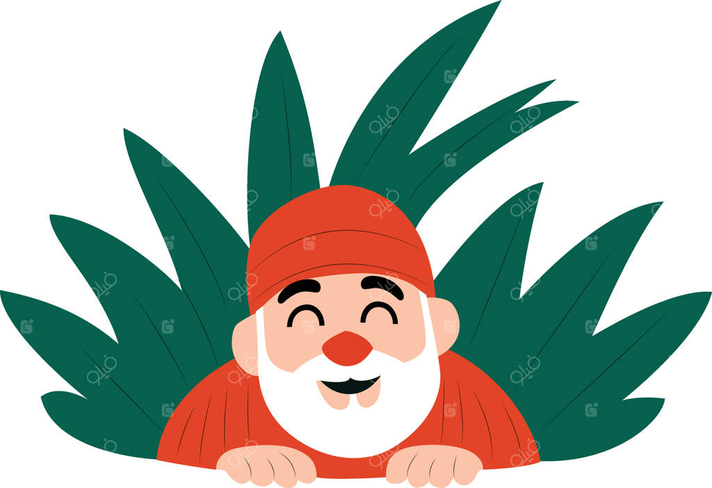 کوتوله شاد باغ در میان برگ‌ها پنهان شده و روز ملی نیوزیلند با نوازنده سنتی خوشحال